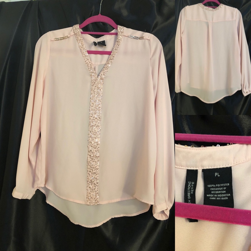 New Direction Ladies Blouse light pink